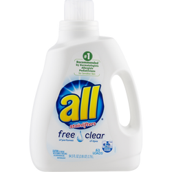 All With Stainlifters Free & Clear Detergent 94.5 FL OZ