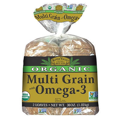 Alpine Valley Organic Multi Grain Bread, Omega-3 (18 oz.) 1 LOAF