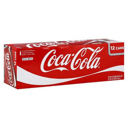 12 Pack Coca Cola Soda Cans 12 oz