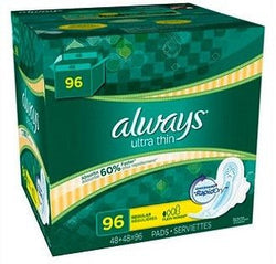 Always Ultra Thin Regular Pads with Wings (48 ct.)