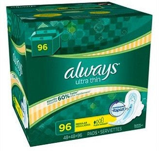 Always Ultra Thin Regular Pads with Wings (48 ct.)