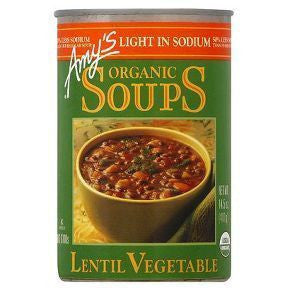 Amy's Organic Lentil Veggie Soups Low Sodium 14.5 oz